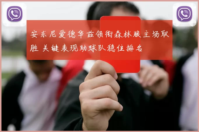 安东尼爱德华兹领衔森林狼主场取胜 关键表现助球队稳住排名