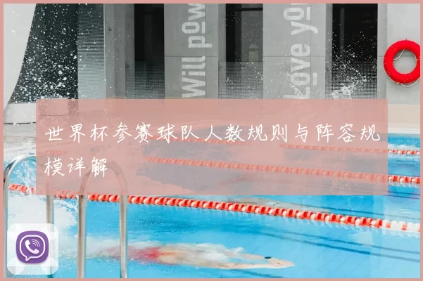 世界杯参赛球队人数规则与阵容规模详解